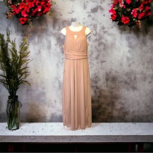 Enfocus Petite Light Pink Dress with Cutout Detail